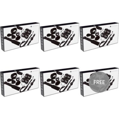 EXPERIENCE - BDSM FETISH KIT NERO SERIE 5+1 GRATIS