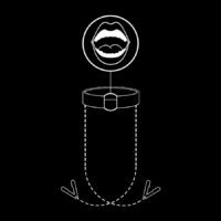 FETISH SUBMISSIVE -  Collana con morsetti per capezzoli - immagine 2