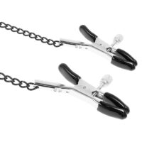 FETISH SUBMISSIVE -  Collana con morsetti per capezzoli - immagine 5