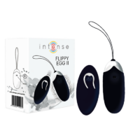 INTENSE - OVETTO VIBRANTE FLIPPY II CON TELECOMANDO NERO - immagine 5